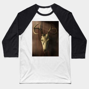 Deer Skull Baseball T-Shirt